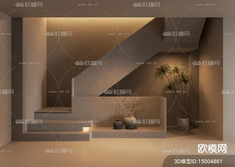 DECORATION - ENTRANCE - VRAY / CORONA - 3D MODEL - 1187