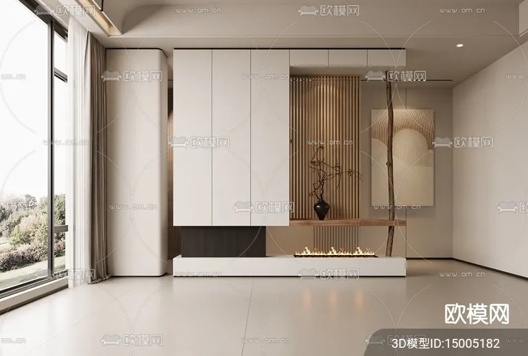 DECORATION - ENTRANCE - VRAY / CORONA - 3D MODEL - 1189