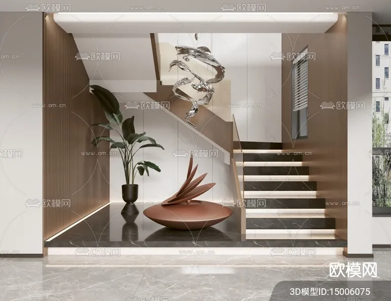 DECORATION - ENTRANCE - VRAY / CORONA - 3D MODEL - 1192