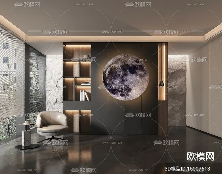 DECORATION - ENTRANCE - VRAY / CORONA - 3D MODEL - 1193