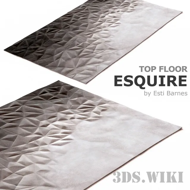 decoration - Esquire Embossed Carpet 3D Model