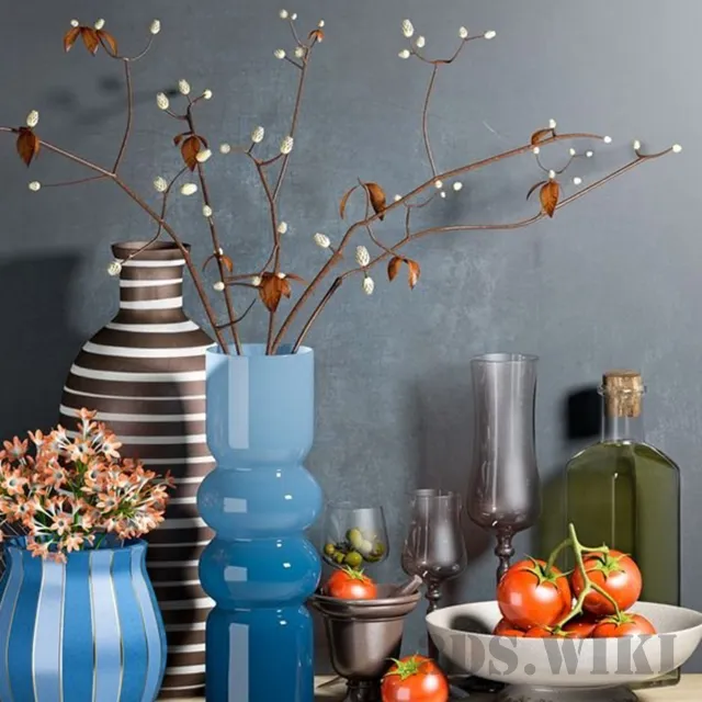 decoration - Ethnic set 3D Model