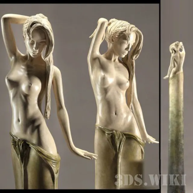 decoration - Female Sculpture 3D Model