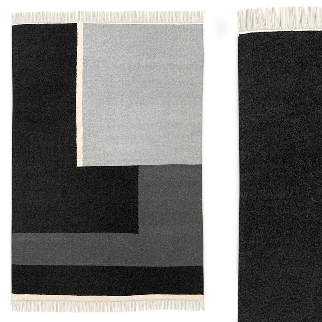 decoration - Ferm Living Kelim rug 01 3D Model