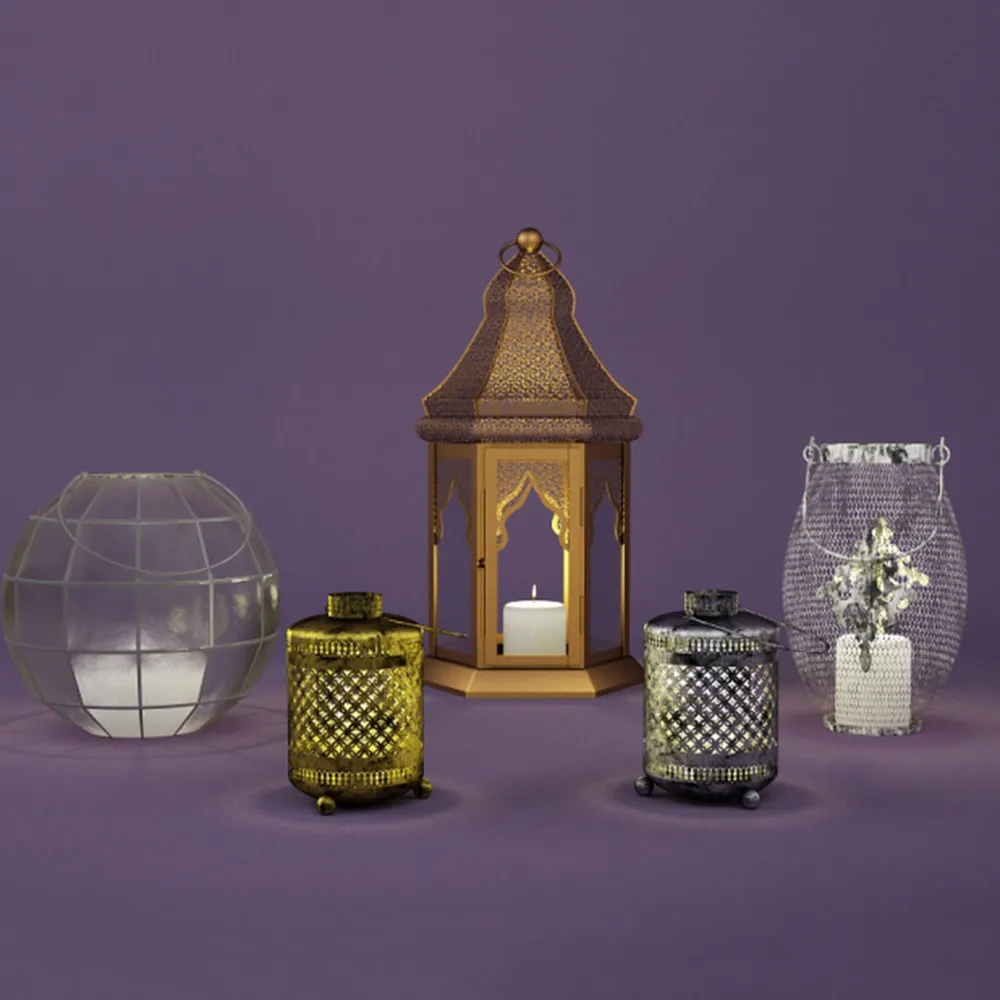 decoration - Flashlights ZARA HOME 3D Model