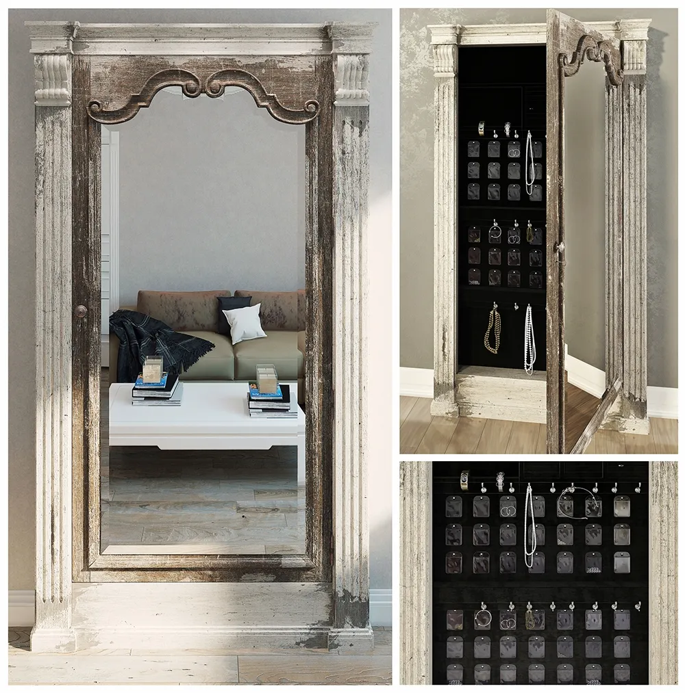 decoration - Floor mirror Hooker furniture 3D Model