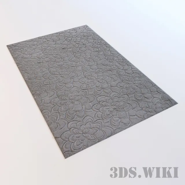 decoration - Floral rugs 3D Model