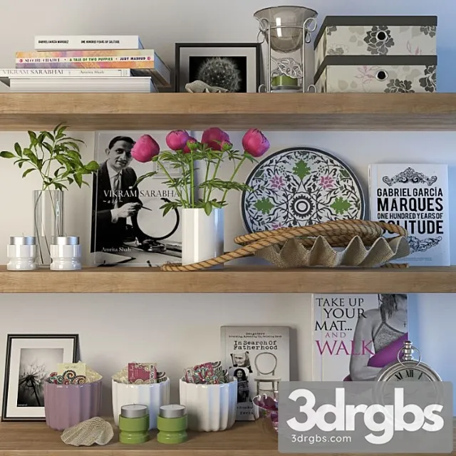 Decoration for shelves 3D Model Free