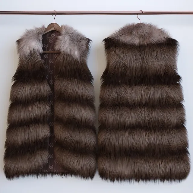 decoration - Fur vest on a hanger and on a dummy 3D Model