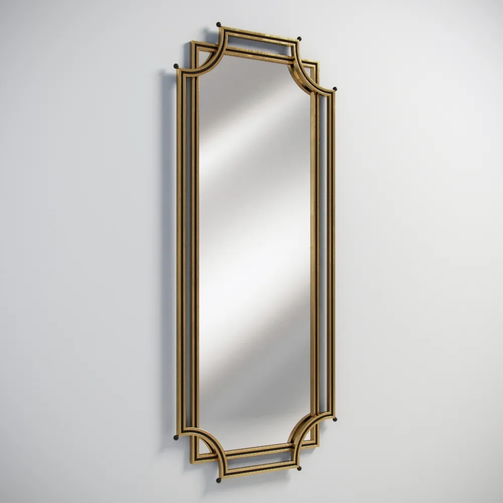 decoration - Gramercy Home - Chelsea mirror 901.010-LIC-GN3 3D Model
