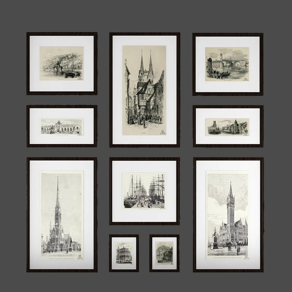 decoration - Graphic pictures 2 3D Model