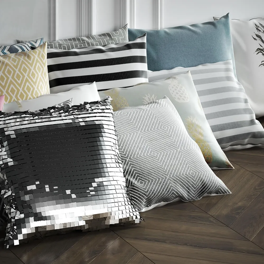decoration - H and M Pillow 32 Pack 3D Model