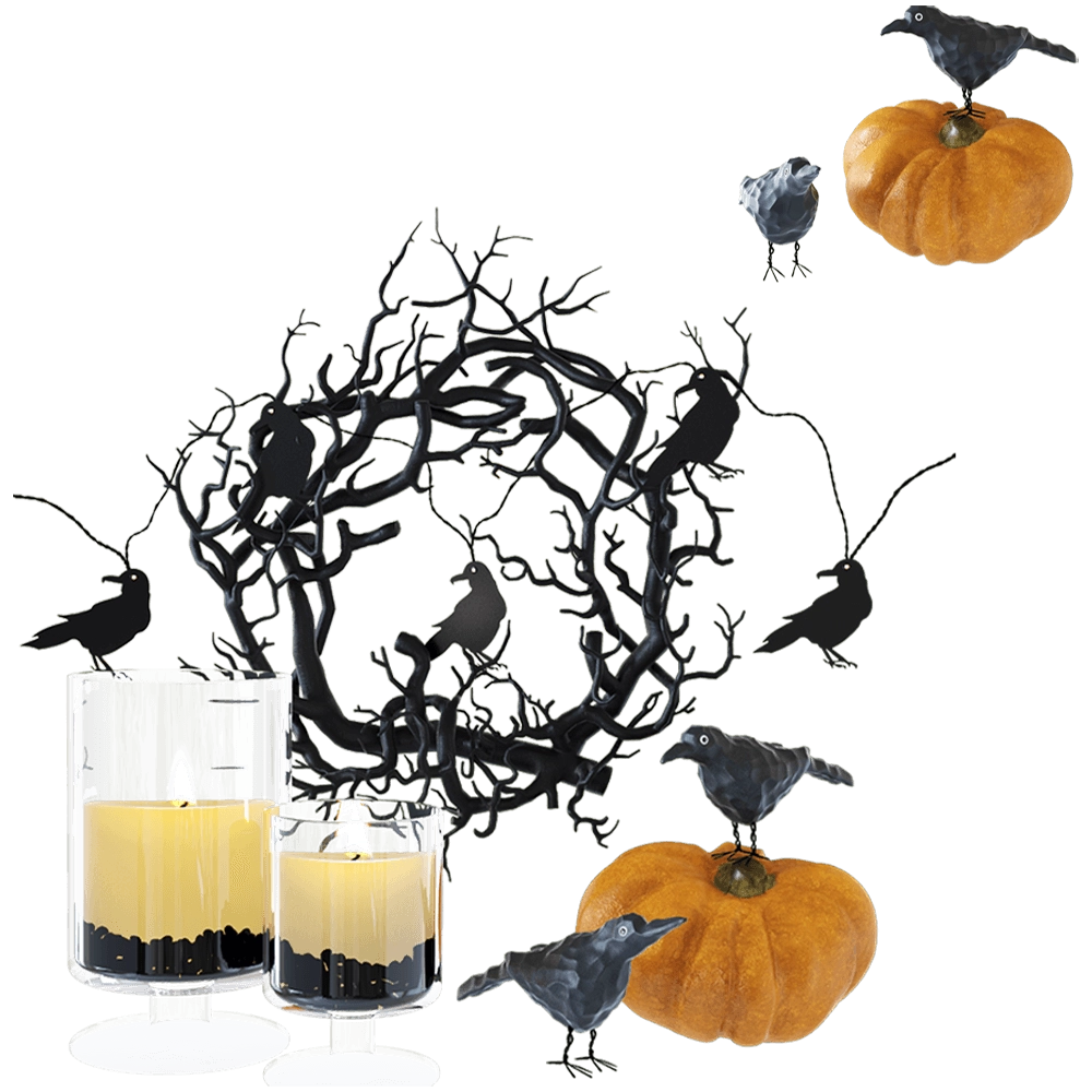 decoration - Halloween set Pumpkin 3D Model