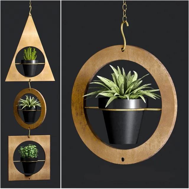 decoration - Hanging Planter 3D Model