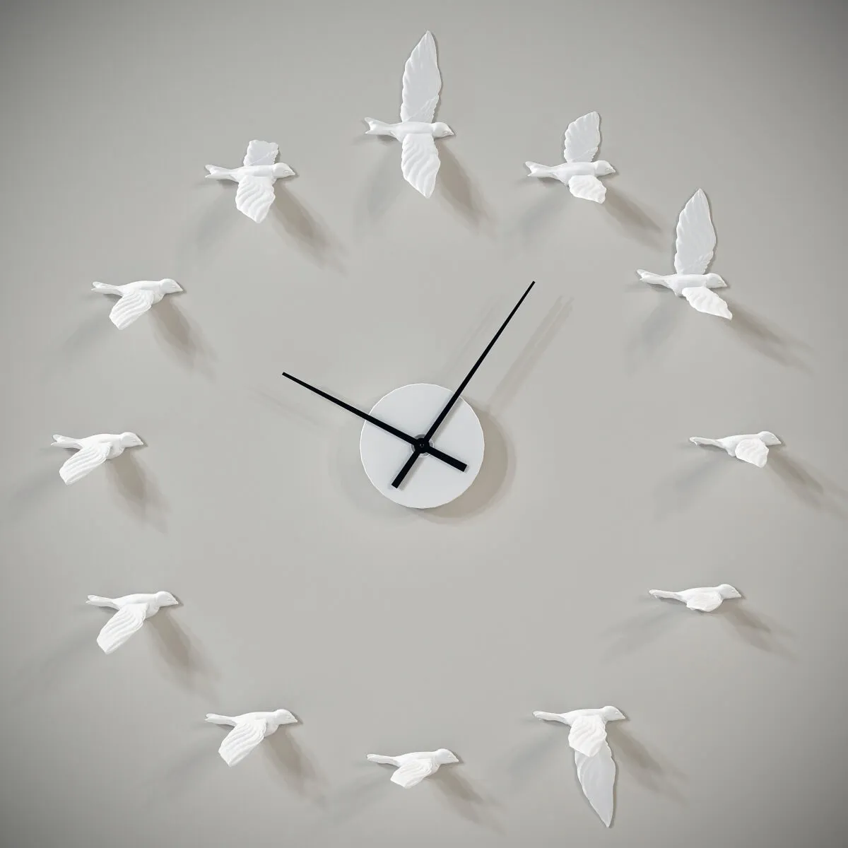 decoration - Haoshi design Swallow X Clock 3D Model