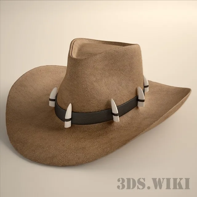 decoration - Hat Stetson 3D Model