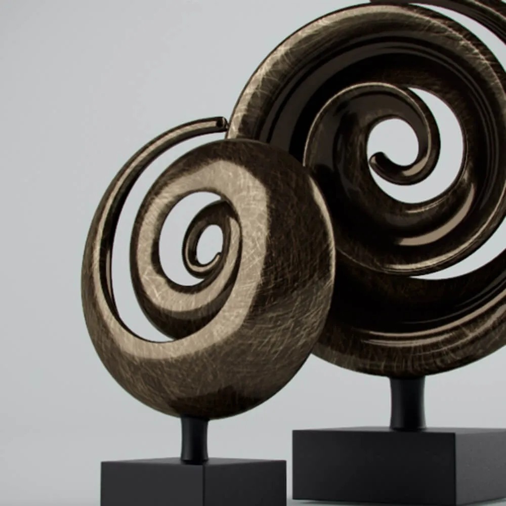 decoration - Helix statue 3D Model