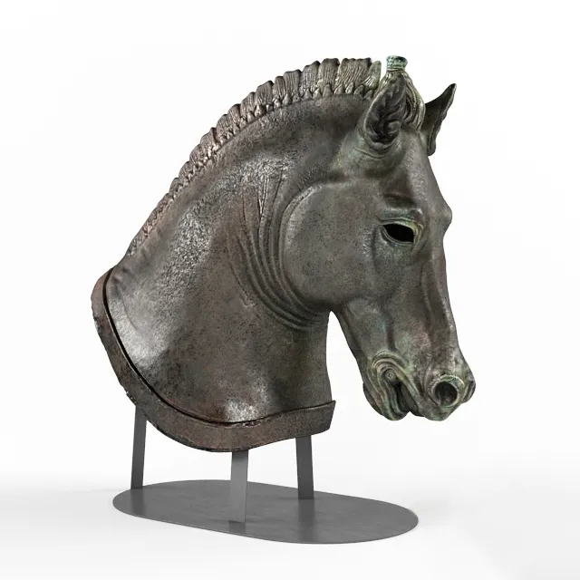 decoration - Hellenistic Horse Head 3D Model