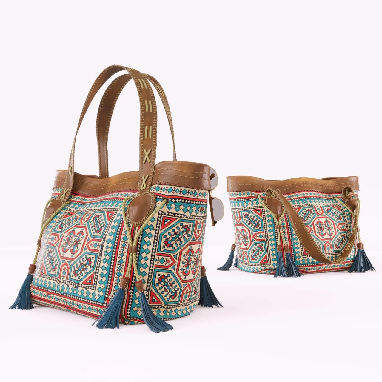 decoration - Hippie Bag 3D Model