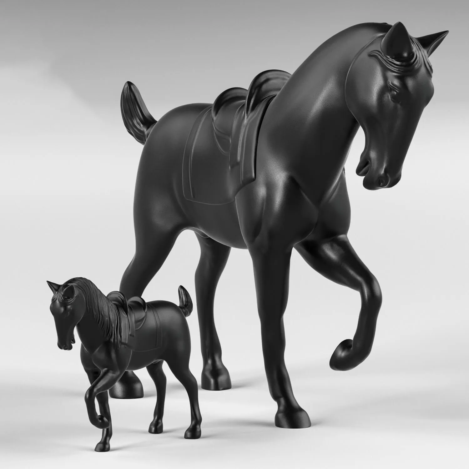 decoration - Home Decor Colection Horses 3D Model