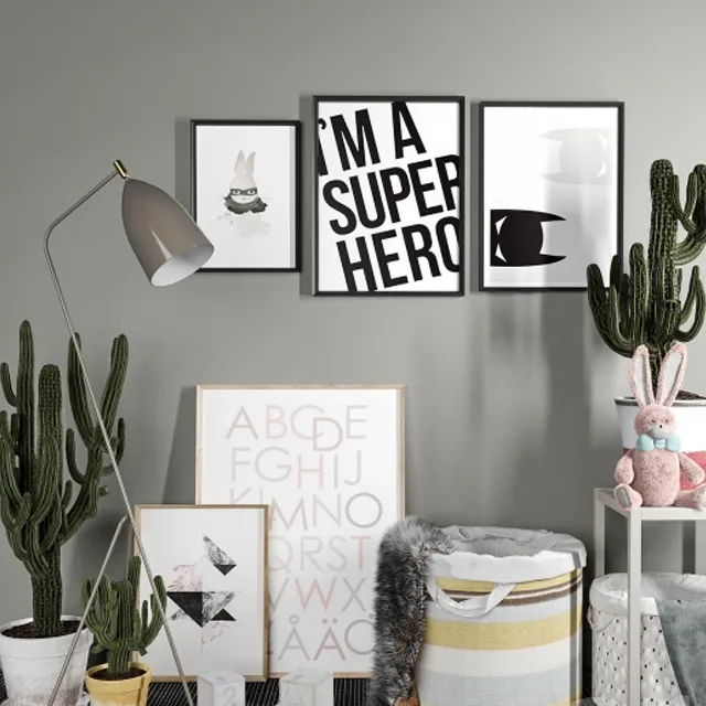 decoration - Hubsh decorative set 3D Model