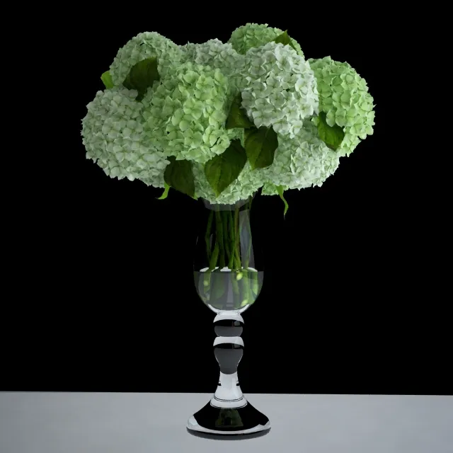 decoration - Hydrangea 3D Model