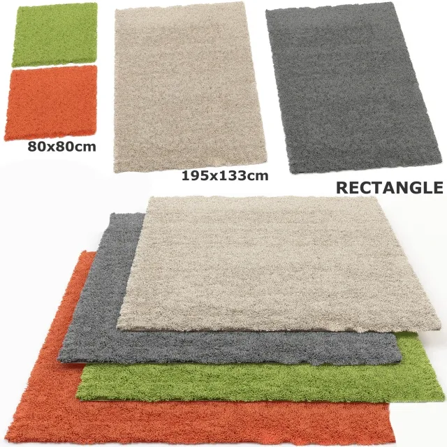 decoration - IKEA Hampen carpet 3D Model