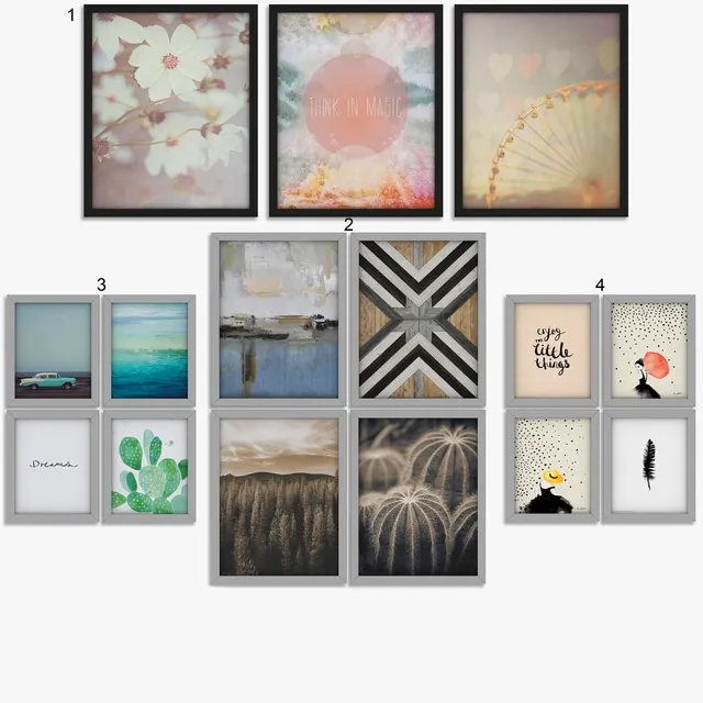 decoration - IKEA pictures - Bild 3D Model