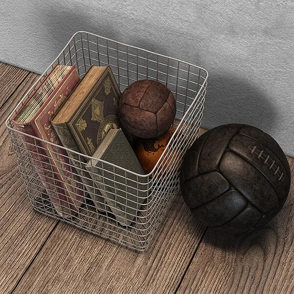 decoration - Industrial Shelf basket 3D Model