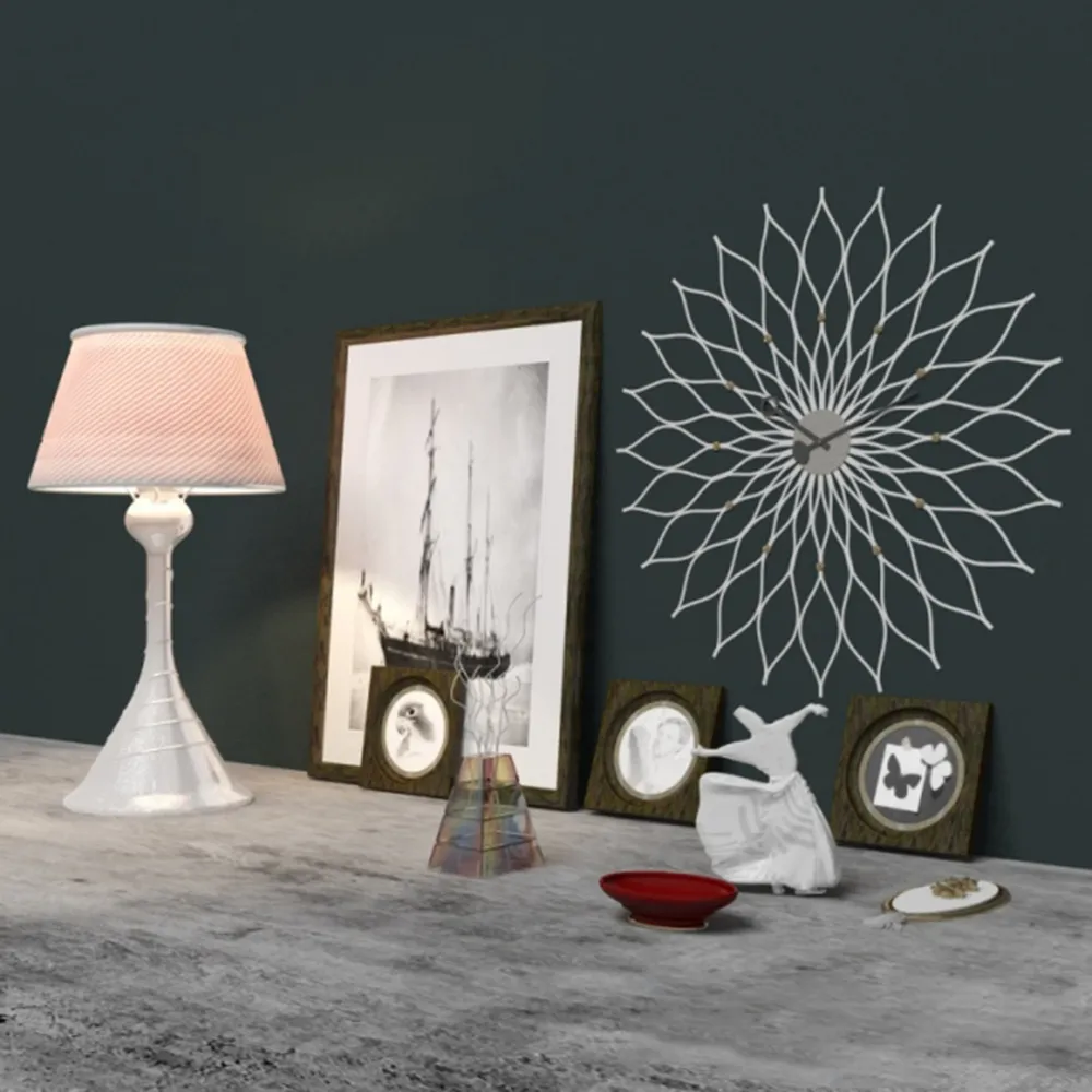 decoration - Interior set 3D Model