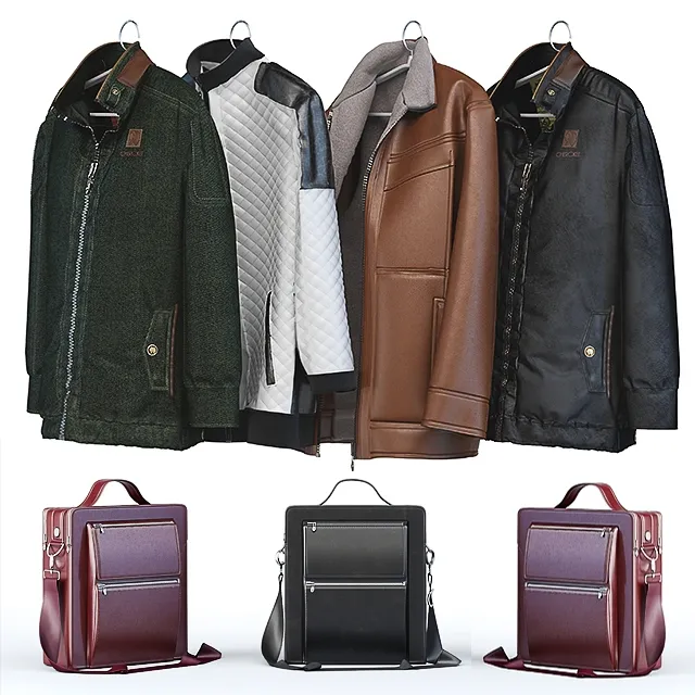 decoration - Jackets Set 009 3D Model