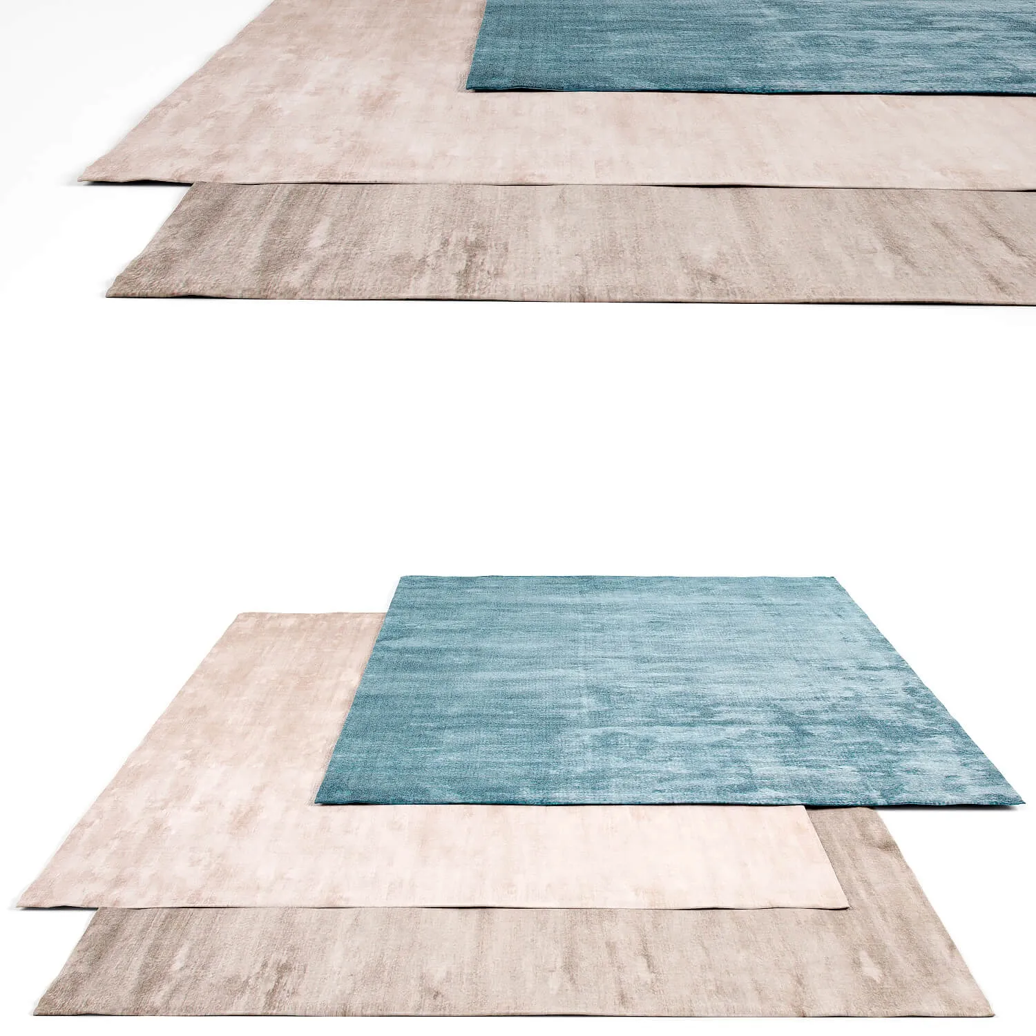 decoration - Jaipur living Luxury rug set 2 3D Model