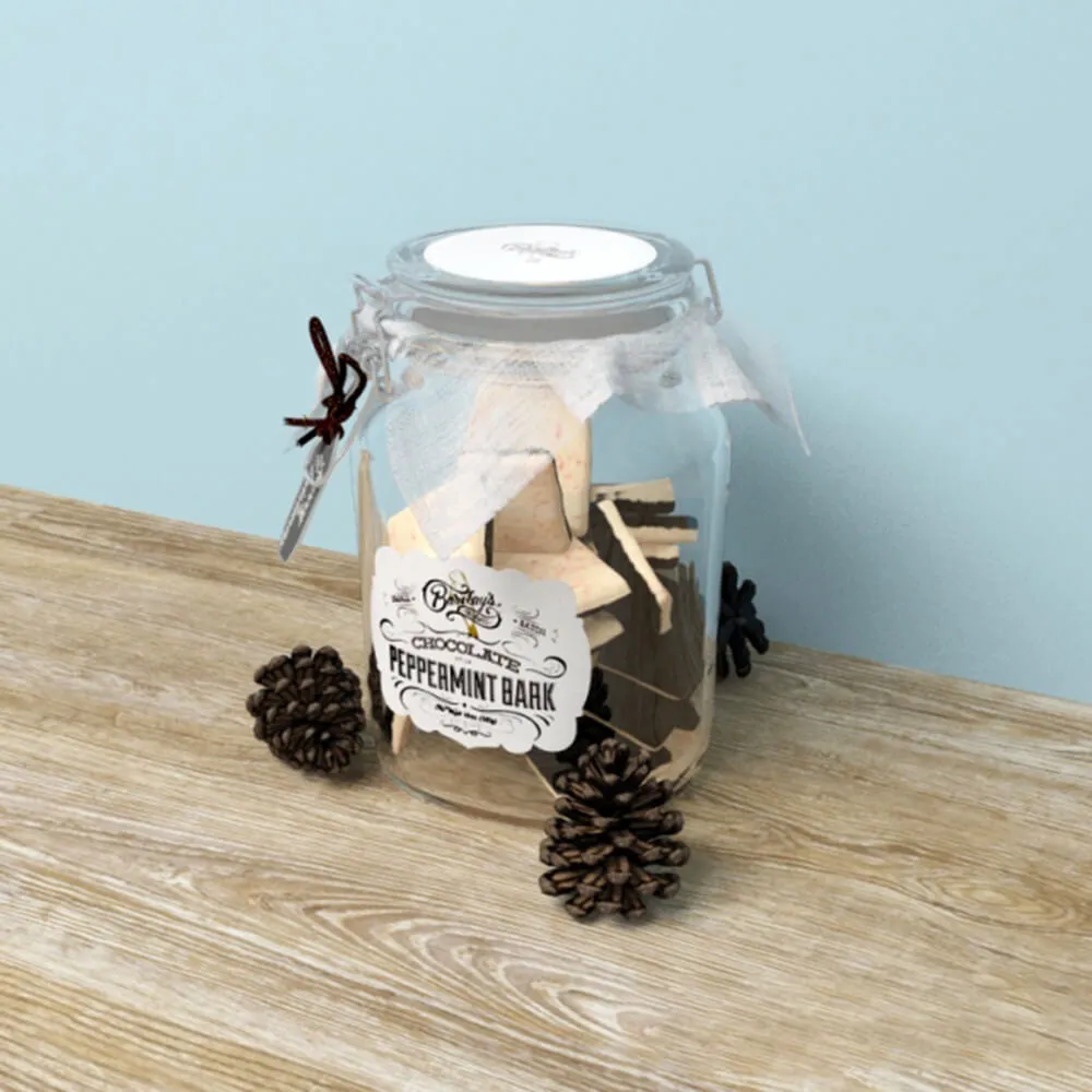 decoration - Jar of cookies and pine cones 3D Model