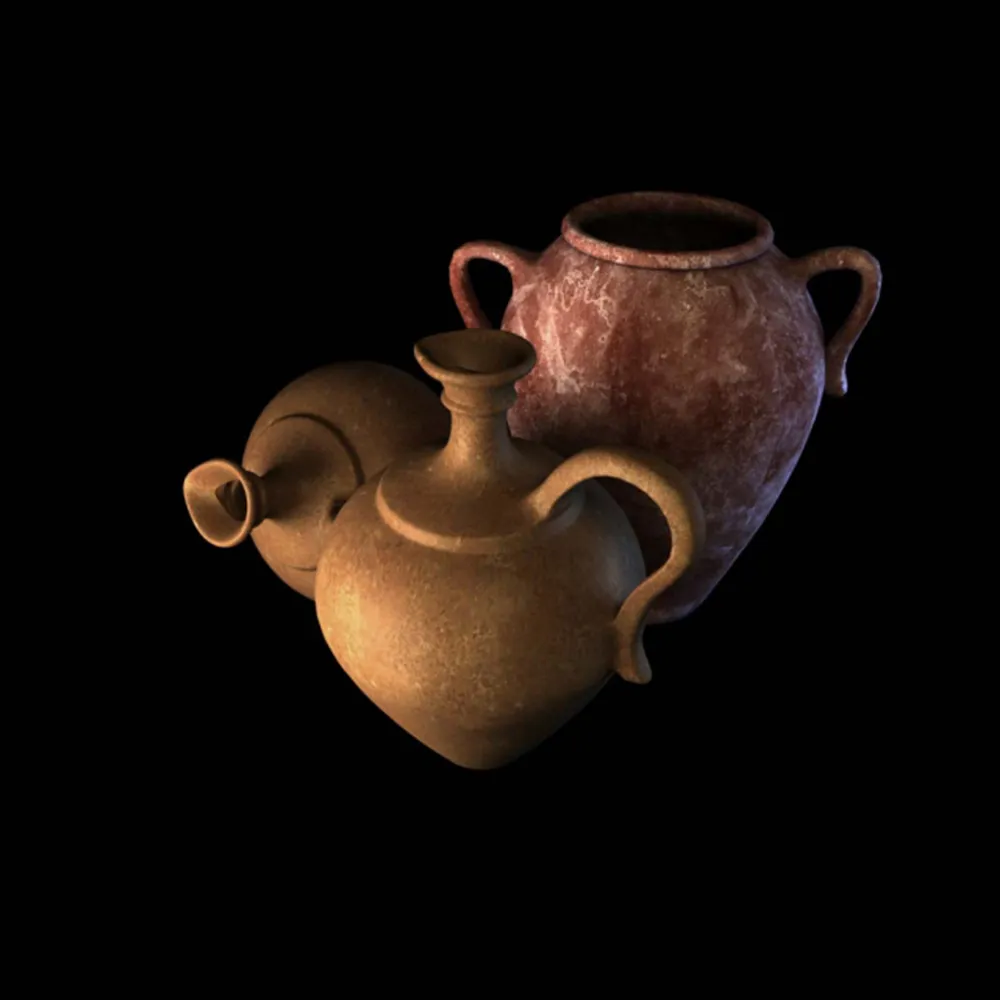 decoration - Jugs 3D Model