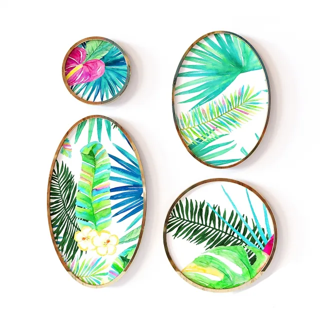 decoration - Jungle Posters 3D Model