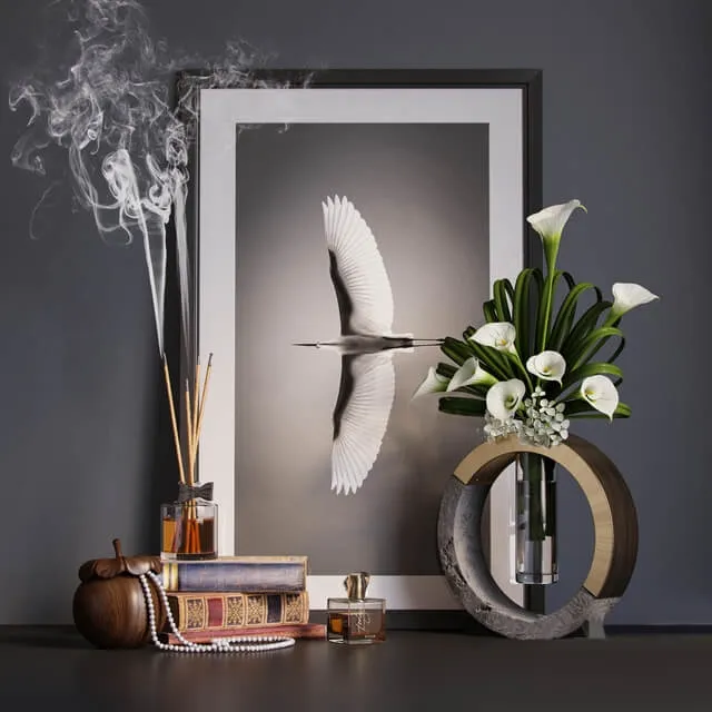 decoration - Kalla decorative set 3D Model