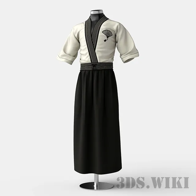 decoration - Kimono 3D Model