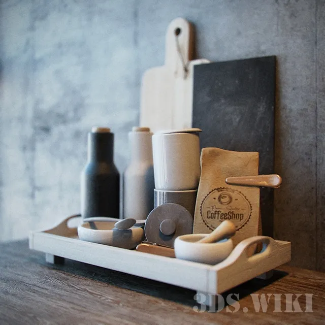 decoration - Kitchen accessories 3D Model