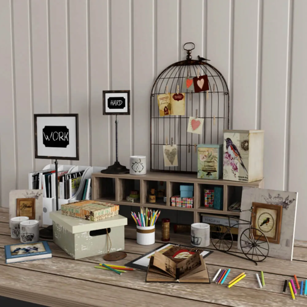 decoration - Large decorative set 3D Model