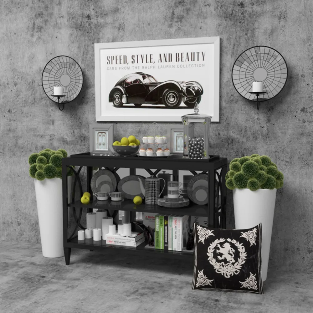 decoration - Large set of interior items 3D Model