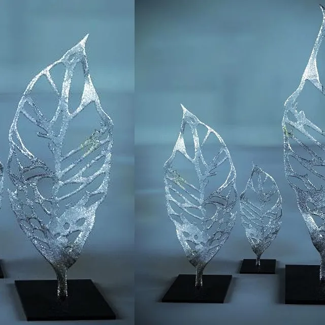 decoration - Leaf statue 001 3D Model