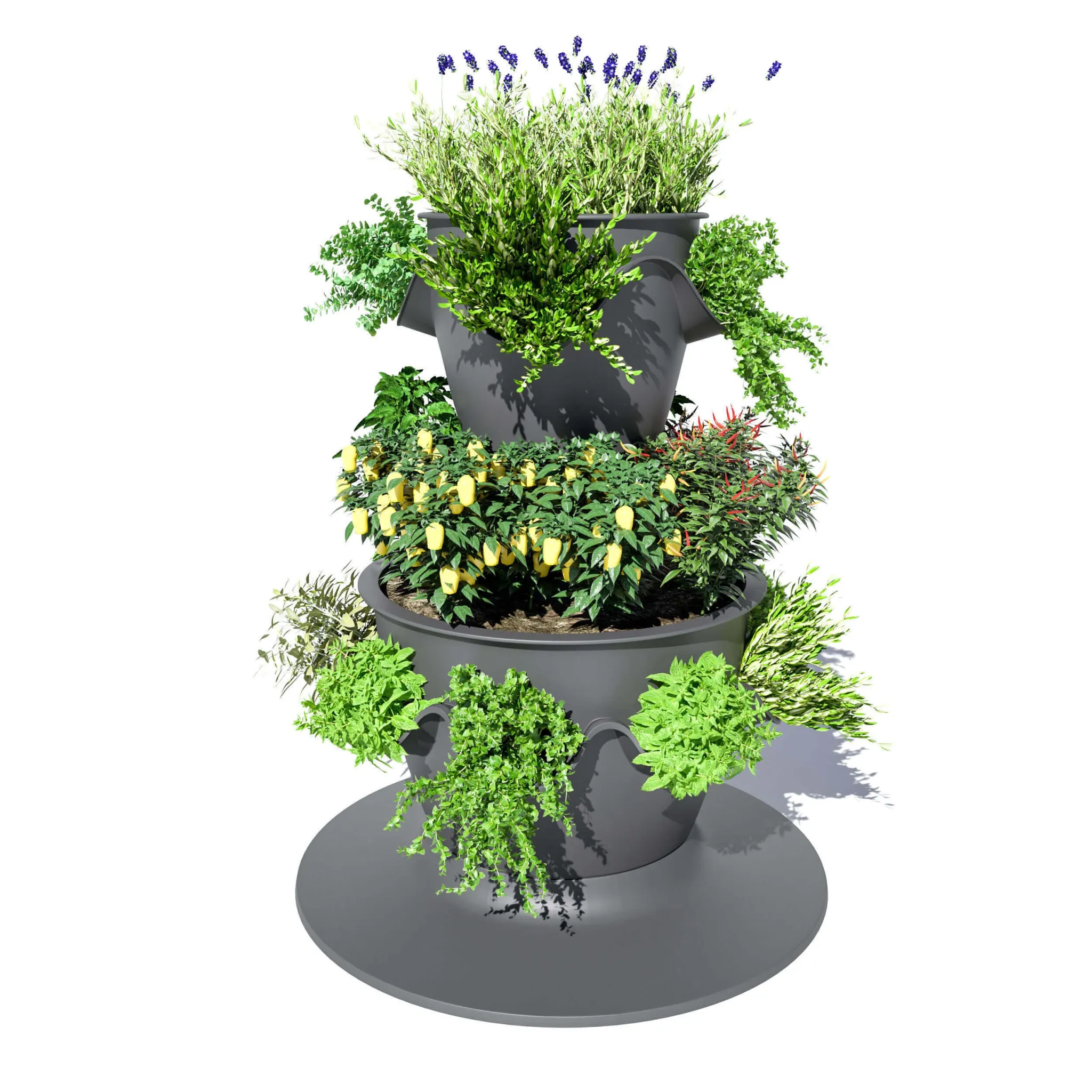 decoration - Lechuza set  04 3D Model