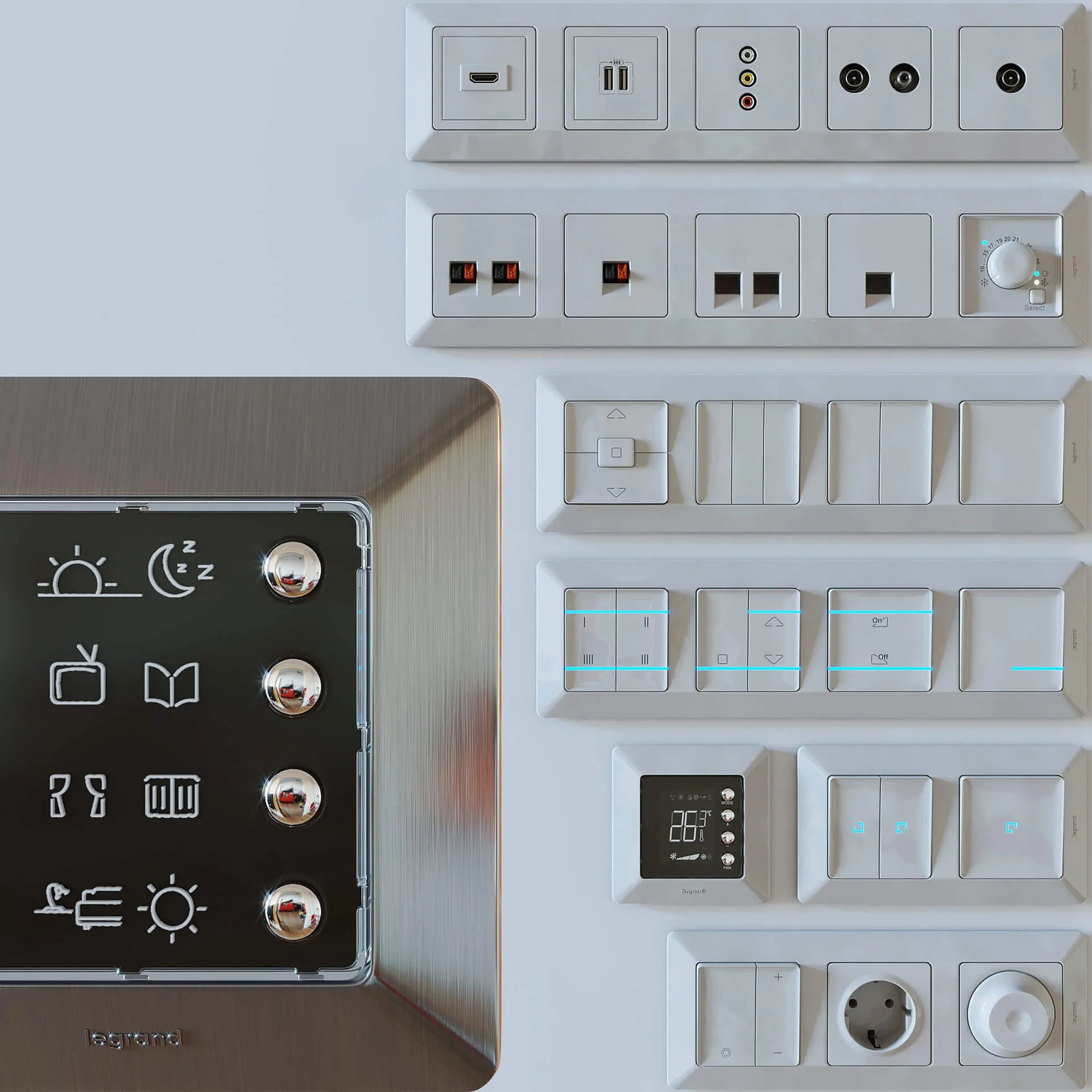 decoration - Legrand Valena Life 3D Model