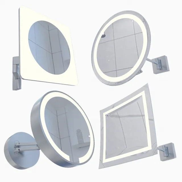 decoration - Light mirror 3D Model