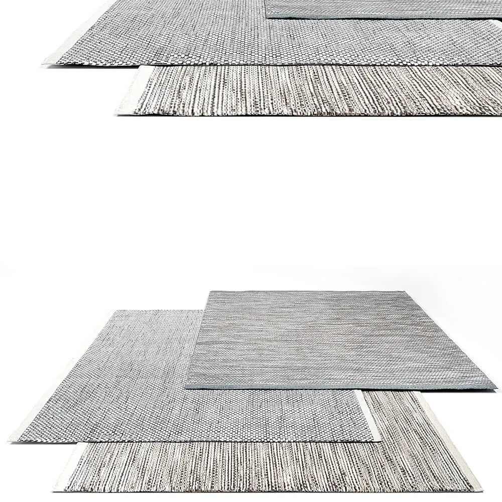 decoration - Linie Design Asko rug set 3D Model