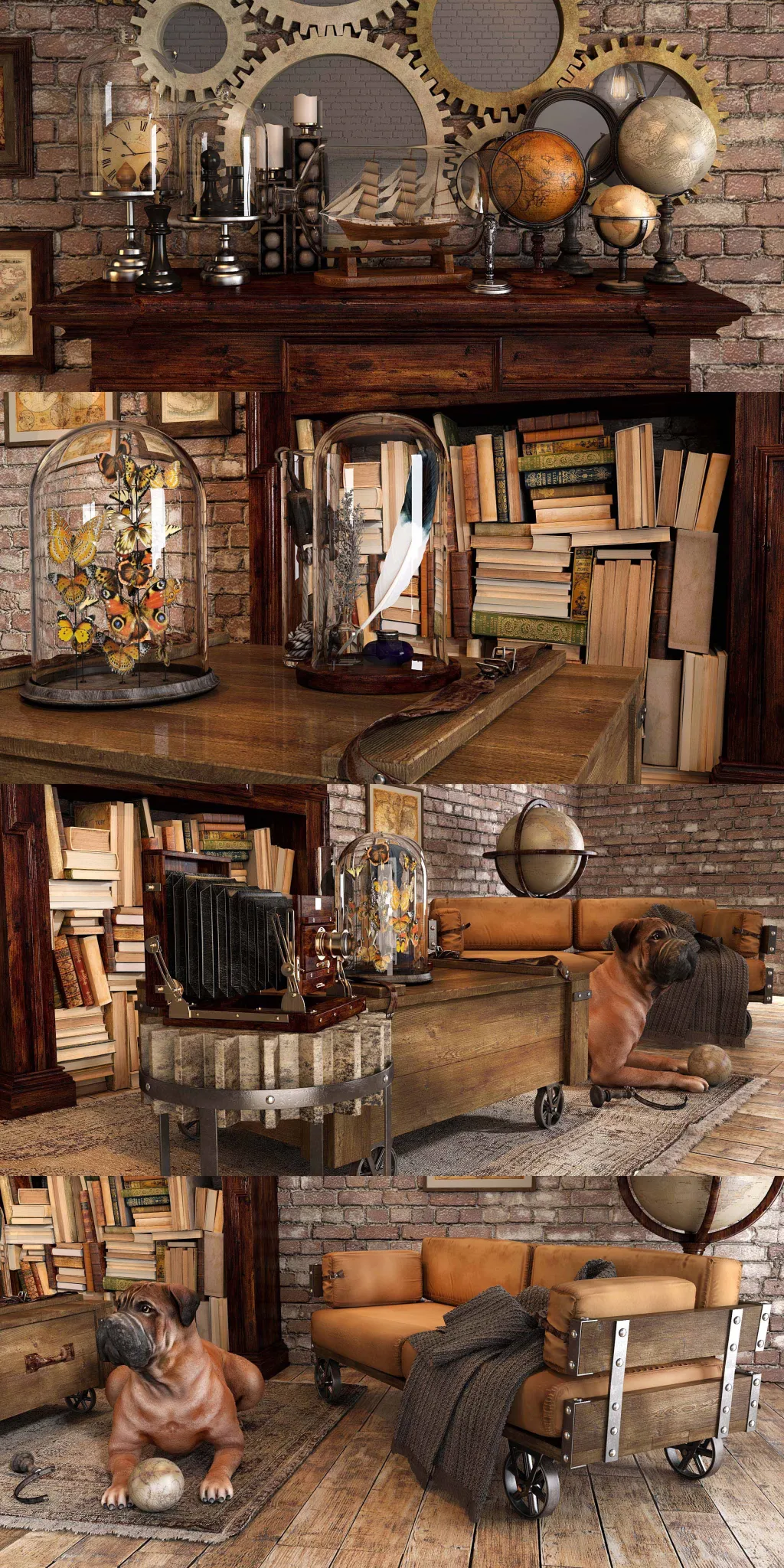 decoration - Loft decorative 03 3D Model