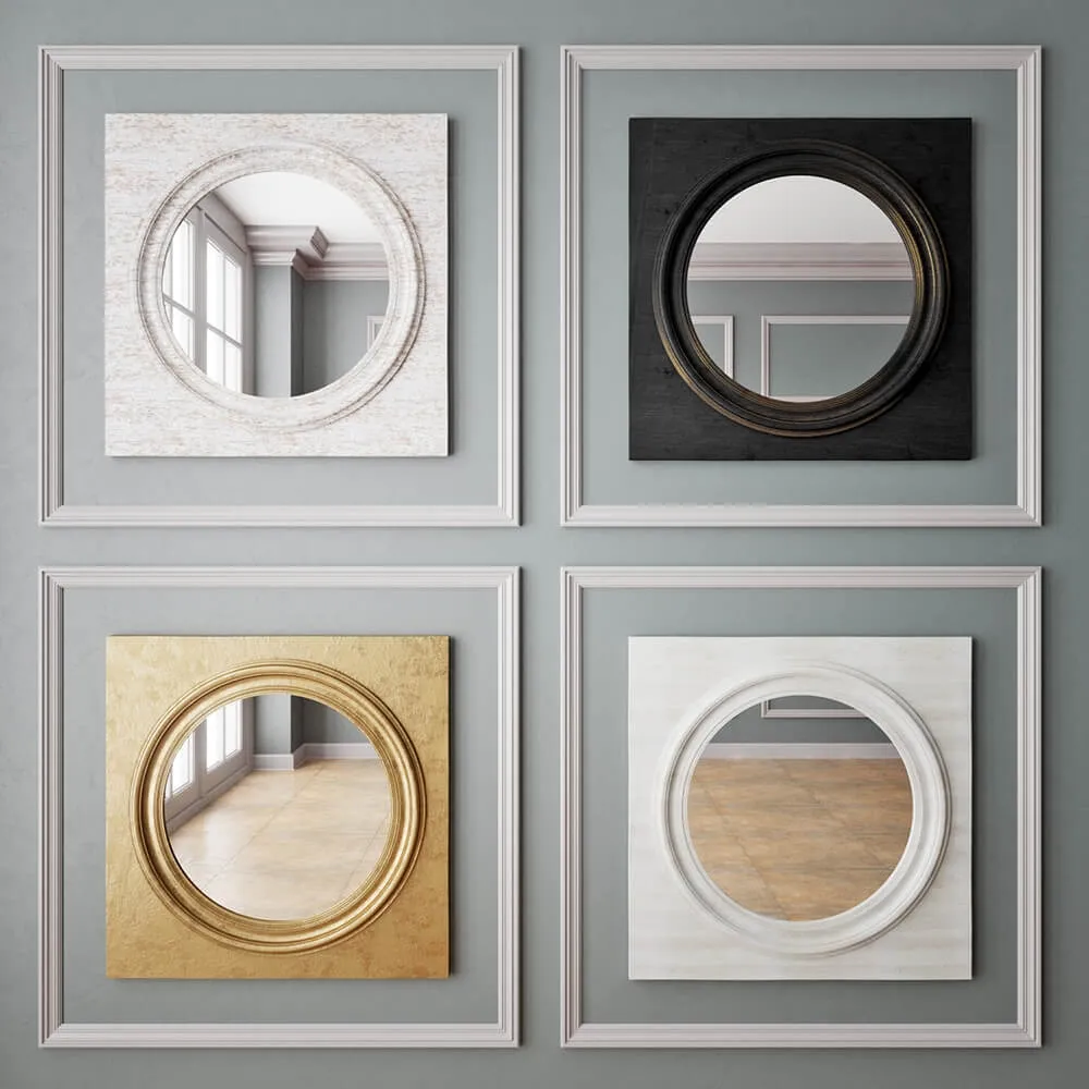 decoration - Loft Design mirror  3018 3D Model