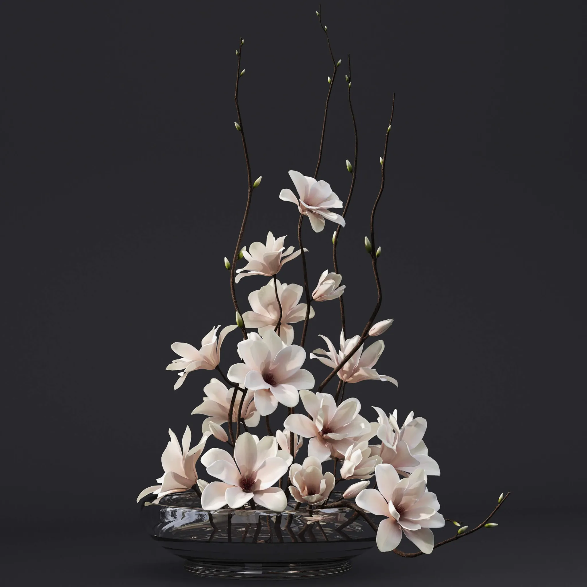 decoration - Magnolia 3 3D Model