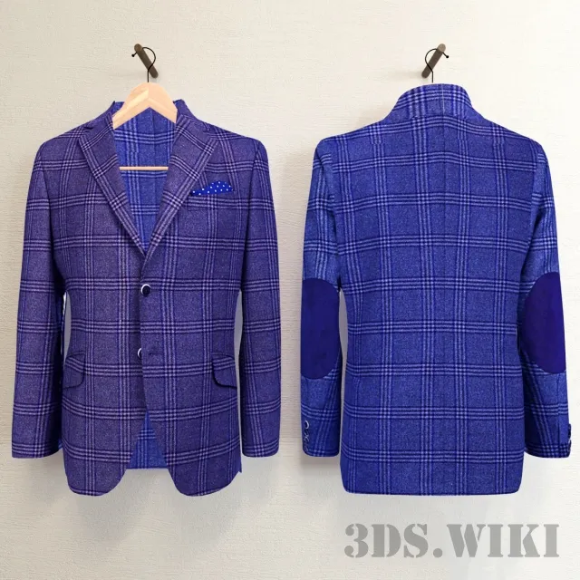 decoration - Men's blazer BLAZER JACKET 3D Model