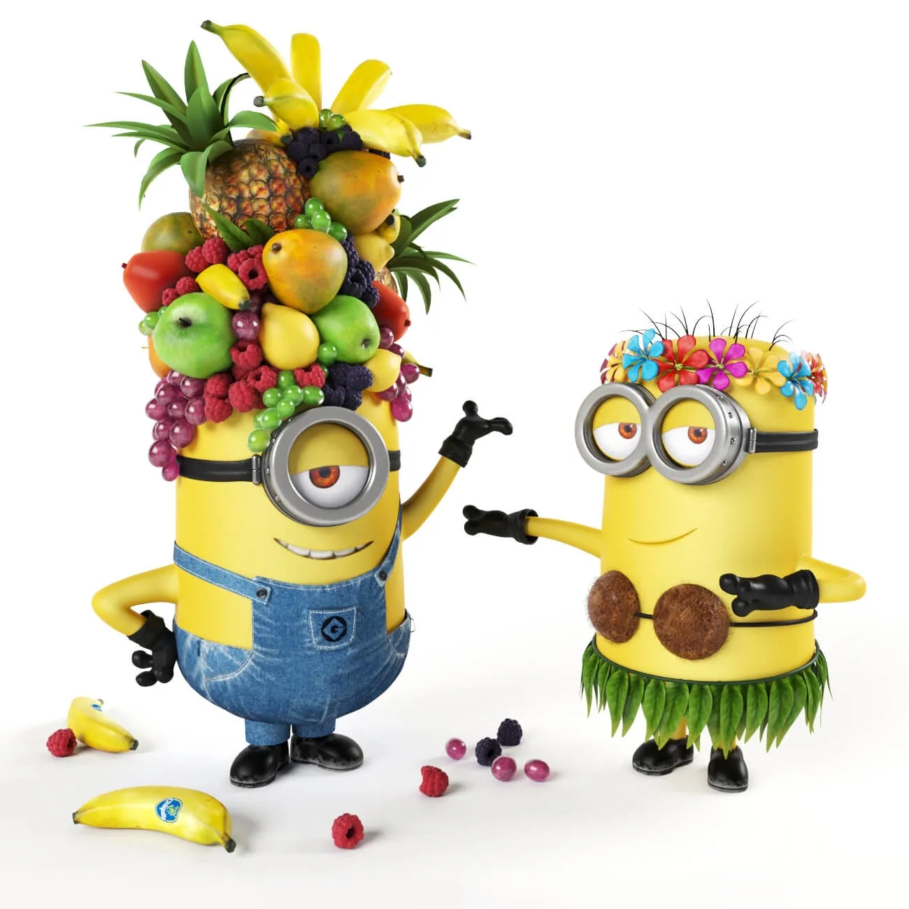 decoration - Minions on vacation 3D Model
